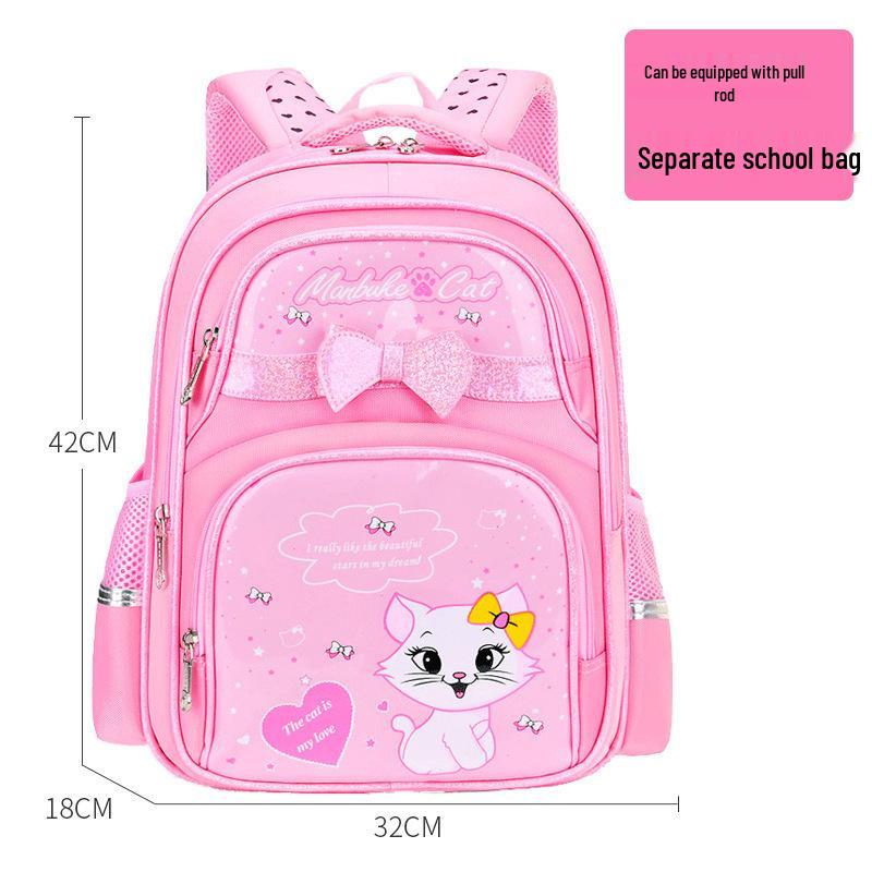 

6-колесный рюкзак-тележка для подъема по лестнице для девочек, 2-6 классы, возраст 7-12 лет, большая вместимость, водонепроницаемый, снижающий нагрузку