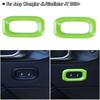 For JL Door Lock Switch Button Trim Cover for Jeep Wrangler JL JLU JT Accessory
