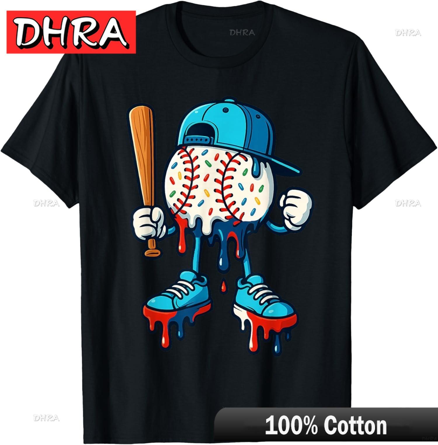 Cute Baseball Lifestyle 101 Apparel Baseball Drip Unisex TShirt Minimalist Vintage Punk Clothing Tees for Funny Shirts Hombre S