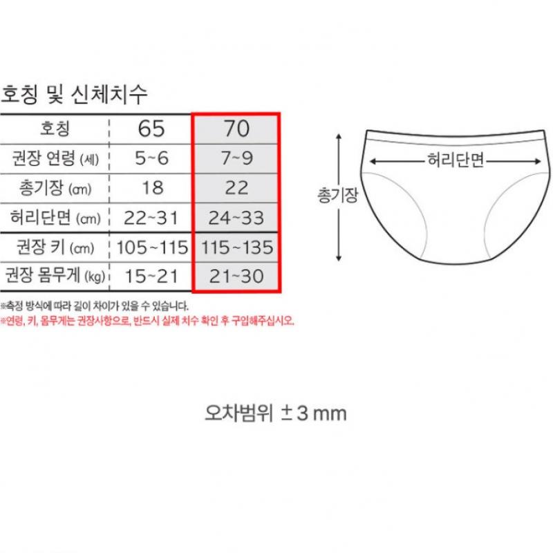 Daiso Boys  Triangle Panties 70