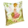 Sarah Kay Girl Cartoon Animation Square Pillowcover Decoration Cushions Throw Pillow For Living Room Double-Sided Printing