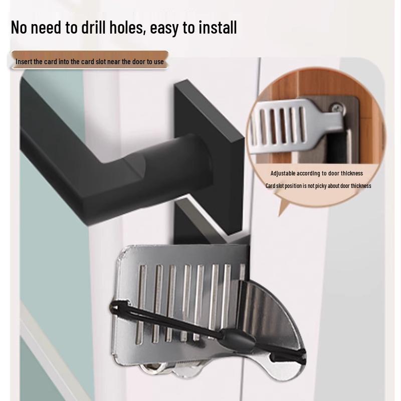 Türstopper: Sicherheits-Diebstahlschutz Türstopper für Damen für Heim- und Hotelsicherheit