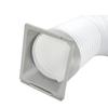 Exhaust Hose Coupler Connector Extender Portable Air Condition-Support Clockwise Counter Threads Hose Coupling Extension