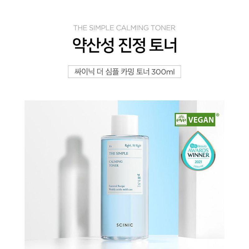 Scinic The Simple Calming Toner 300ml