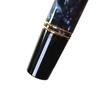 Excellent PARKER Fountain Pen Duofold Centennial Rare Marble Blue 18K Mens Used