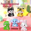 Lele Brothers Micro Building Blocks - Educational Small Animal Sets for Kids, Compatible with Lego, Boys' Toy Gifts