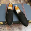 Fashion New Black Brown Monk Strap Loafers For Men Pointed Belt Buckle Leather Casual Shoes Wedding Dress Homecoming Footwear