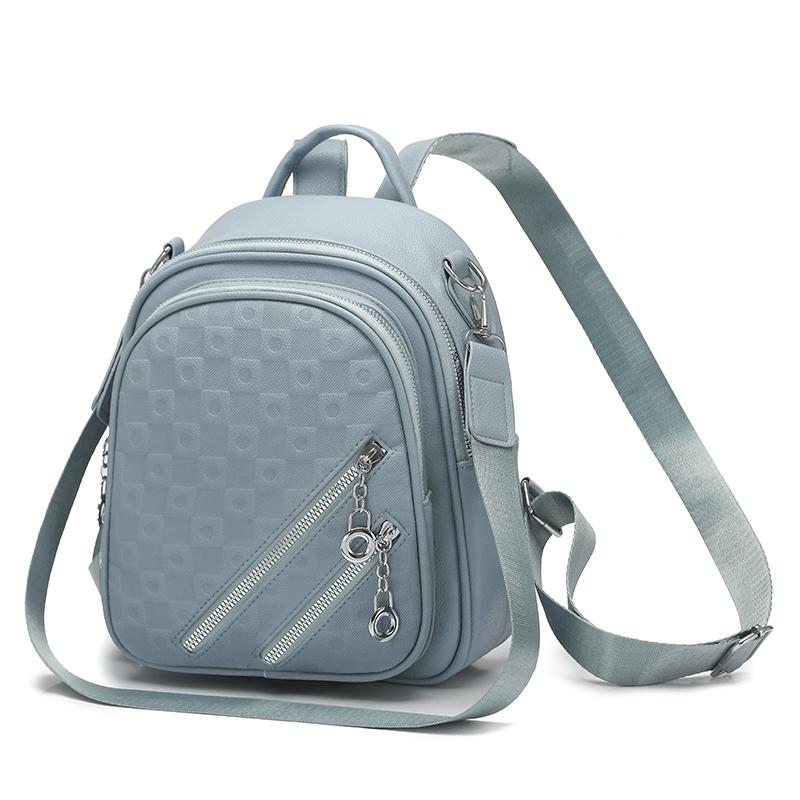 Women's Hand Shoulder Bag PU Large Capacity Commuter Backpack