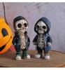 Cool Skeleton Figurines, Stylish Resin Decorative Dolls