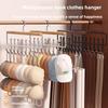 Strap Hanger Multi Functional Underwear Vest Storage Artifact Home Dormitory Solid Wood Hook Wave Wardrobe Drying Rack