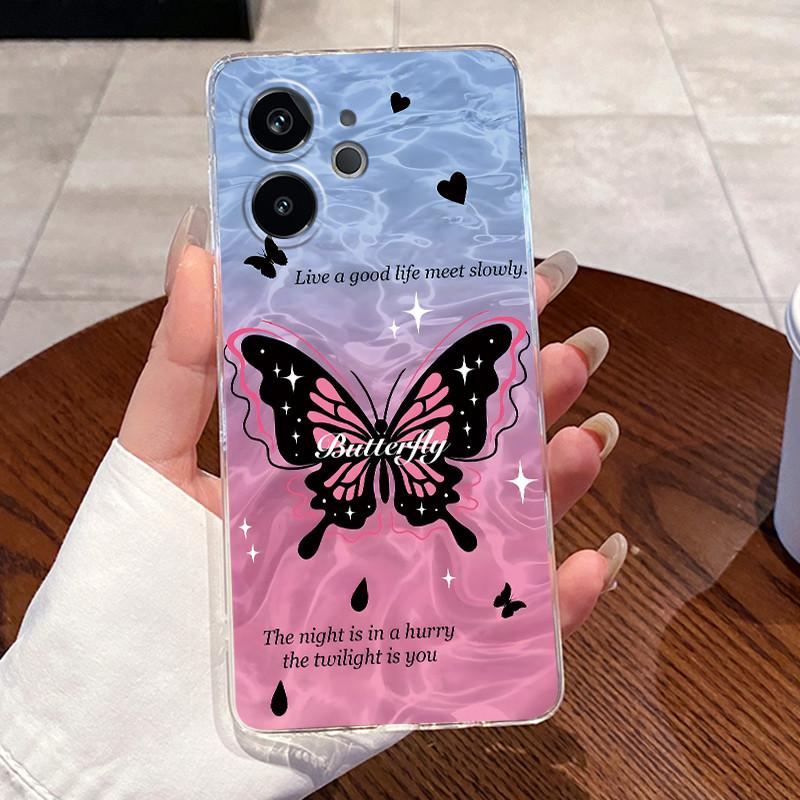 Casing For Realme GT 6 6T Neo6 SE 5G 2024 Phone Case Aesthetic Cute Cat Soft Clear Cover For Realme Neo 6 Neo6SE GT6 GT6T Cases