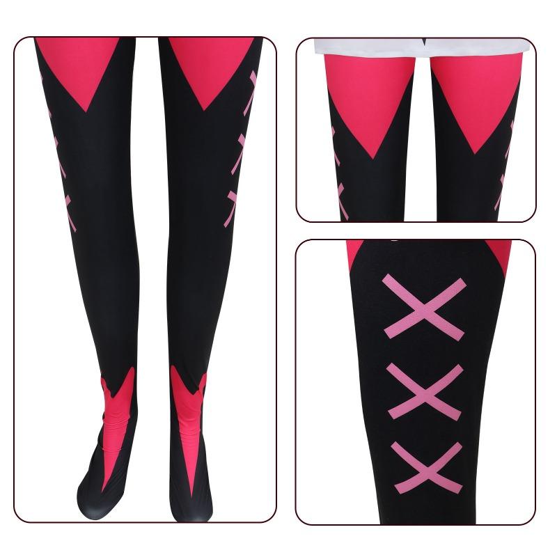 Costume Cosplay Verosika Mayday di Helluva Boss, Abito da Palco Demone Succubo per Halloween