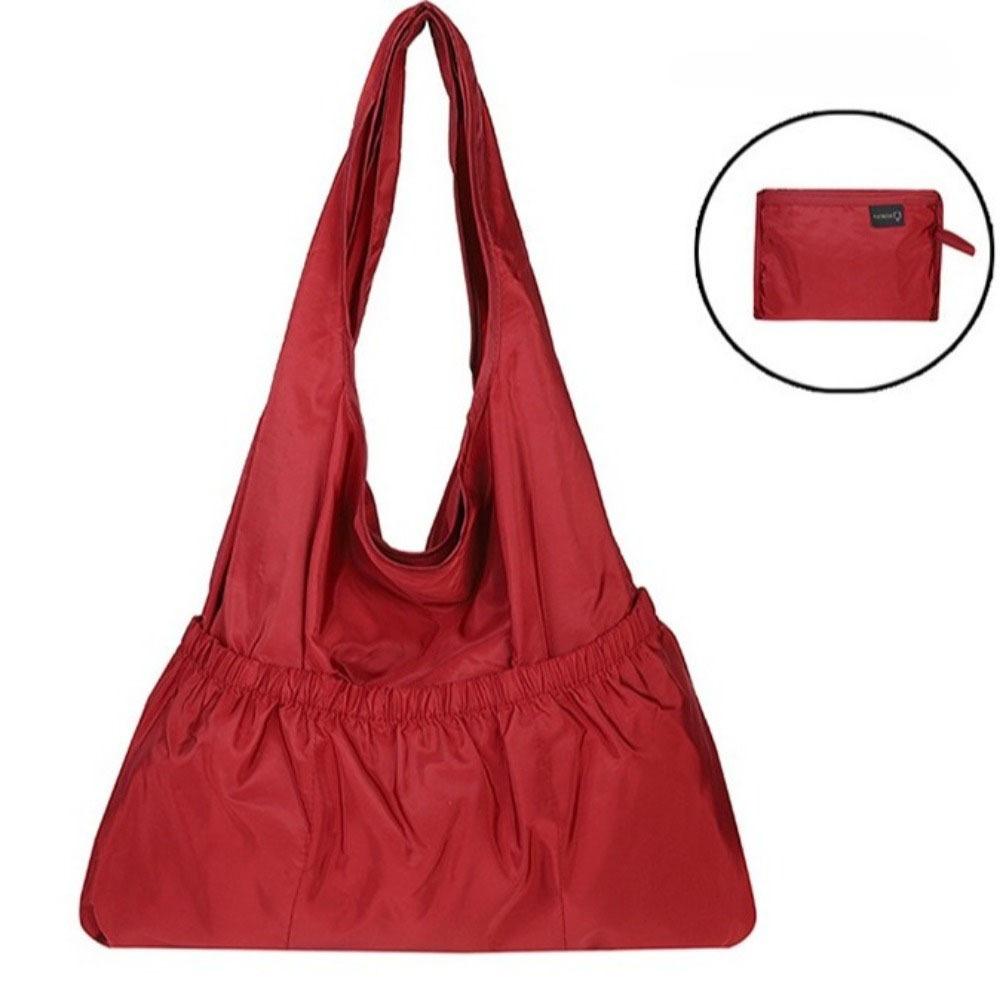 Lightweight Foldable Shopping Bag Large Capacity Eco-friendly Tote Bag Women Shoulder Bags Travel