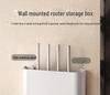 Punch-Free Wall-Mounted WiFi Router Storage Shelf for Living Room