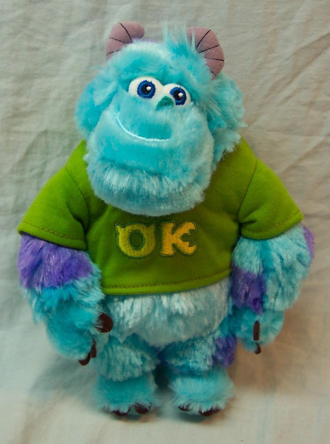 Walt Disney Monsters University NICE SULLEY IN T-shirt 8 Plush STUFFED ANIMAL S