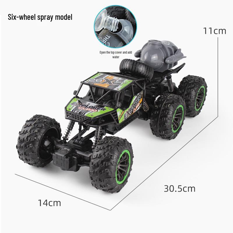 Cross-Border Electric Alloy Climbing Car - Durable Remote Control Off-Road Toy with Water Bomb Feature for Kids