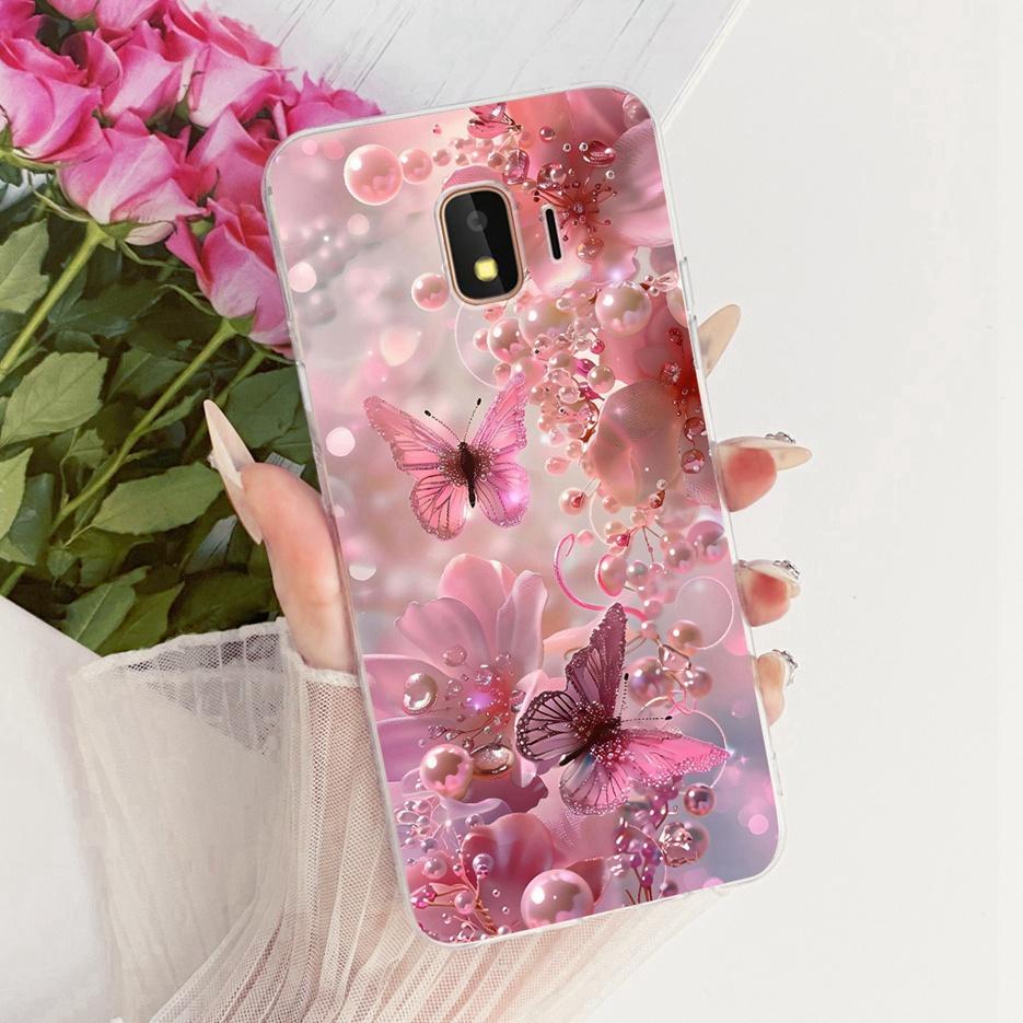 For Samsung Galaxy J2 Core 2018 Case SM-A260F Luxury Butterfly Tree Painted Cover Soft Slim Phone Case For Samsung J2 Core Shell