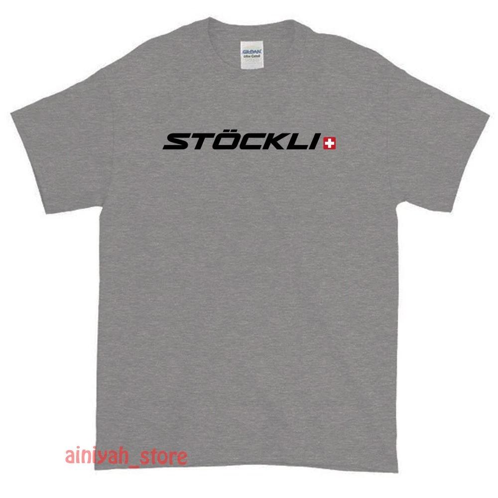 New STOCKLI Logo Men s Funny T shirt USA Size S-XXL S