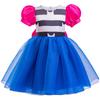 Kinderen Meisjes Cartoon Katten Cosplay Prinsessenjurk Kinderen Pofmouw Strik Tule Jurk Voor Carnaval Halloween Verjaardagsfeest Outfit