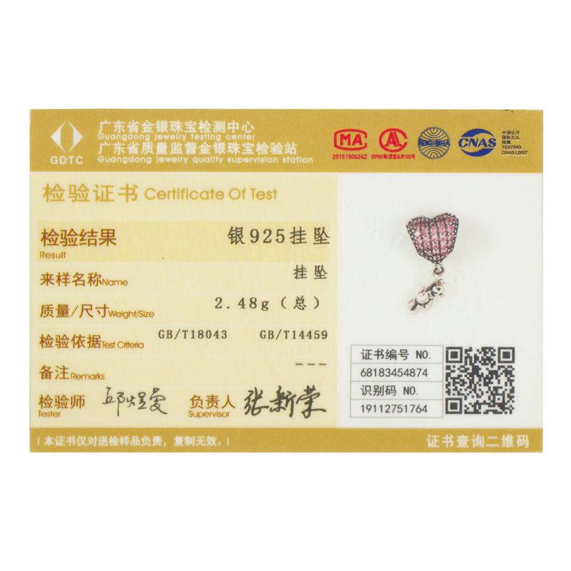 BAMOER 925 Sterling Silber Schmuck Schöne Hexe Astronaut Hund Anhänger Herz Bär Charme fit Original Armband