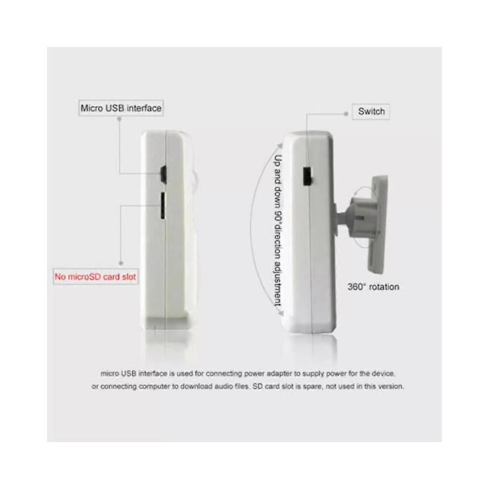 Mini Pir Motion Sensor Activated Music Sound Player Loudspeaker Voice Reminder