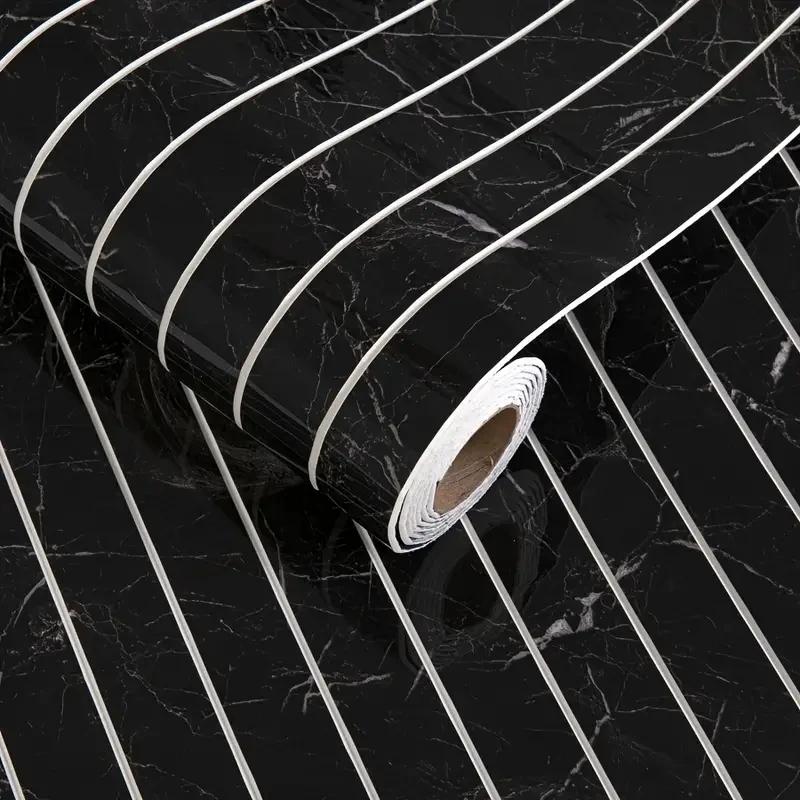 Moisture Resistant Suitable for Tenants Easy To Apply 3D Wood Grain Peel and Stick Wallpaper - Waterproof Removable Vinyl DIY