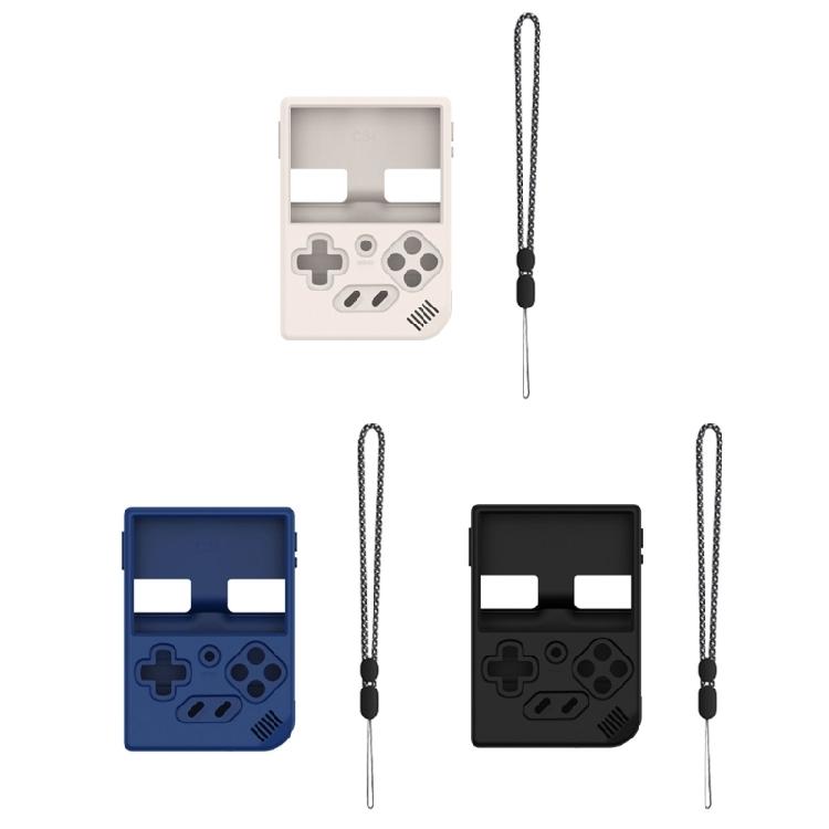 Flexible Cover Silicone Case Handheld Gamepad Cover with Lanyard Protective Housing for RG35XX Plus Gaming Accessories