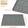Fridge Silicone Mat 60x60cm Under Refrigerator Mat Waterproof Dustproof Under Washing Machine Mat Cushioning Floor Protector