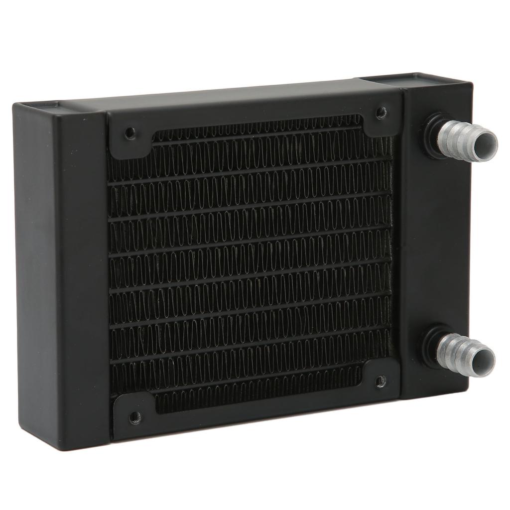Schimbător de căldură din aluminiu 8 țevi 9,5 mm Robinet 80 mm Disipare bună a căldurii Răcitor de apă cu șuruburi