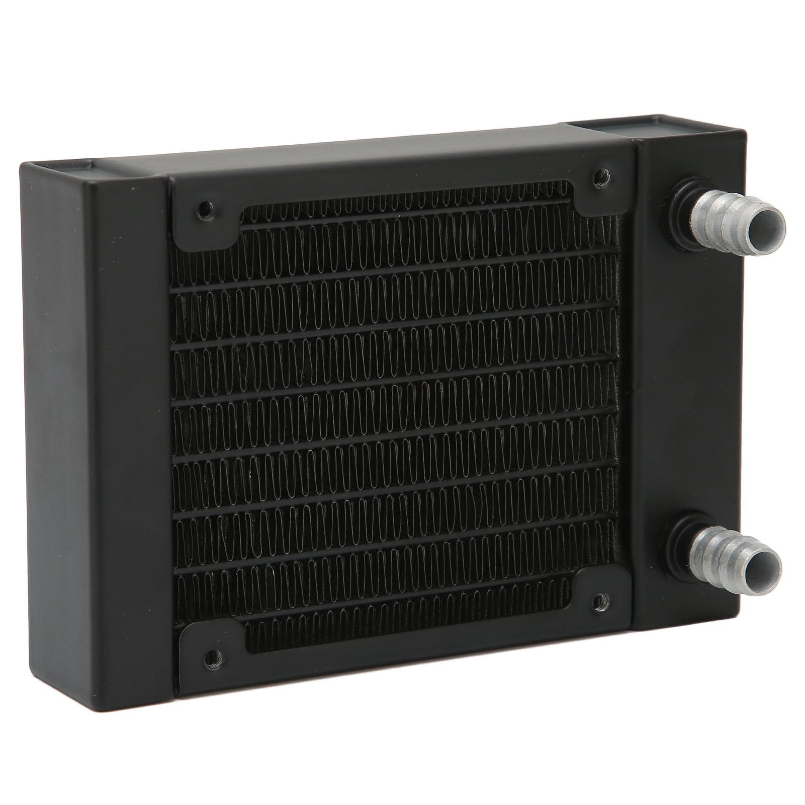 

Алюминиевый теплообменник 8 трубок 9,5 мм штуцер 80 мм хорошее рассеивание тепла водяное охлаждение с винтами