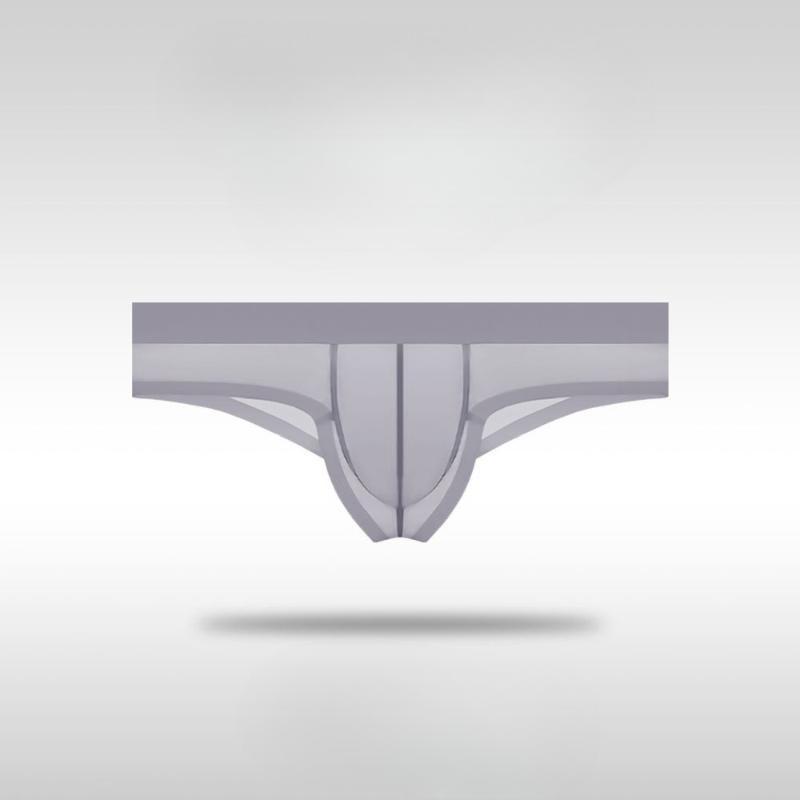 Men'S Briefs Ice Silk Seamless Panties Ultra-Thin Transparent Underwear Low-Rise Underpants Ultra Elastic Bikini Slip Homme