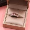 Fashion Shiny Tree Branch Rings 925 Sterling Silver Crystal Zircon Branch Rings for Women Unique Punk Branch Wedding Jewelry