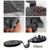 50x Sunshade Clips Practical for Shade Net Patio Mesh Tarp Anti Bird Netting Black