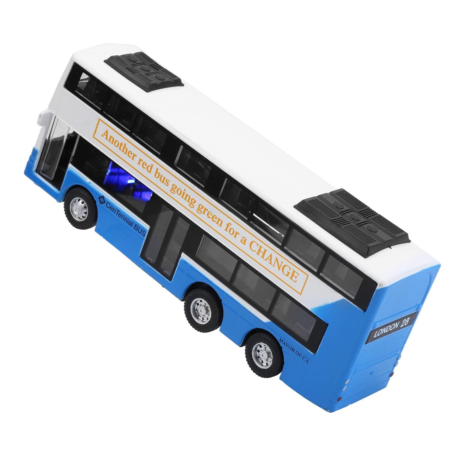 Модель двухэтажного автобуса в масштабе 1:90 — фото 6