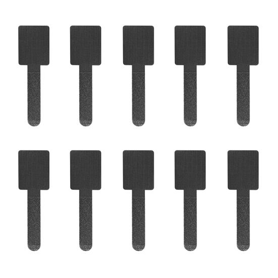 10/50Pcs Cable Organizer Tie Adhesive Adjustable Reusable Office Desk Power Tape Cord Wrap Wire Management