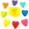 Hearts 4 Cavity Flexible Silicone Molds for Cream Cheese Mints, Chocolate, Fondant, Gummy, Fat Bombs, Ice Hearts, Soap, Buttercream, Butter, Candy