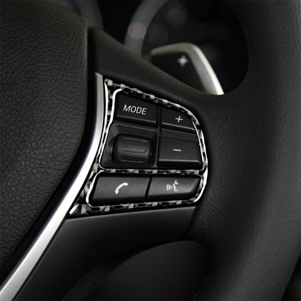 Black Car Interior Decoration Protection Carbon Fiber Sticker For BMW F30 F34 2013-2017 Auto Styling Accessories