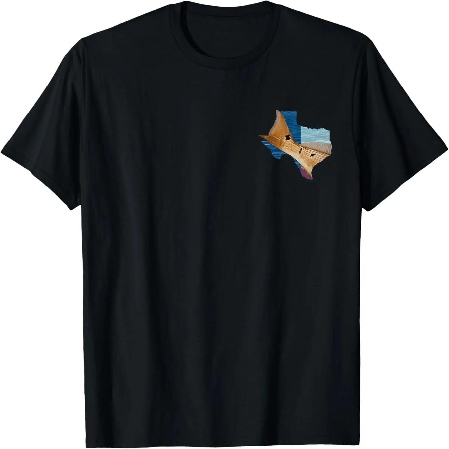 Redfish Texas Flag Fishing T-Shirt T-Shirt XXXXL
