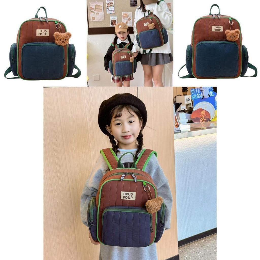 Charming Cute Canvas Backpack For Boys And Girls Comfortable Lightweight Design Perfect For Kids