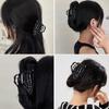 Black Ghost Hand Hair Clips with Skull Design For Party Halloween Decorations