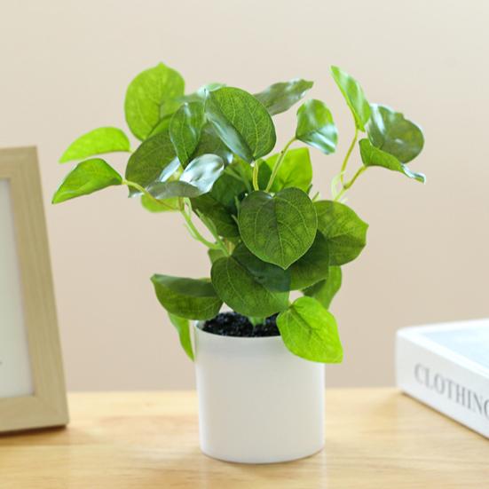 Artificial Plant Bonsai Unfading Decorate Exquisite Details Exquisite Small Tree Simulation Pot Plant for Home