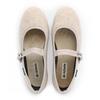 Victoria Shoes Oda Mary Jane Felt Beige 1049919 Beige