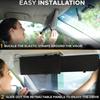 Car Visor Extender Anti-Glare Adjustable Car Sunshade Extender Universal Anti-impact Sun Visor Extension Car Interior Accessory