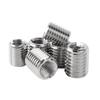 10Pcs Insert Nut Sleeve 2-M16 Inside Outside Thread Adapter Screw Nut Insert Sleeve Converter Nut Coupler Enduring