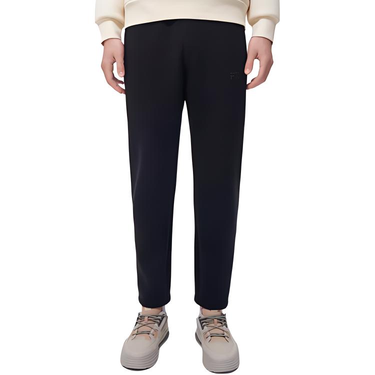 New FILA Casual Pants Men's Jet Black F11M318601FBK