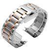 Stainless Steel Strap for Armani AR5906 AR5905 AR5890 AR5889 5858 5920 5919 Man 23mm Woman 20mm Folding Clasp Watchband Bracelet
