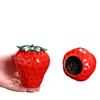 Strawberry Tea Can Chinese Creative Ceramic Black Tea Storage Jar Sealed Jar Moisture-proof Mini Storage Jar Personality