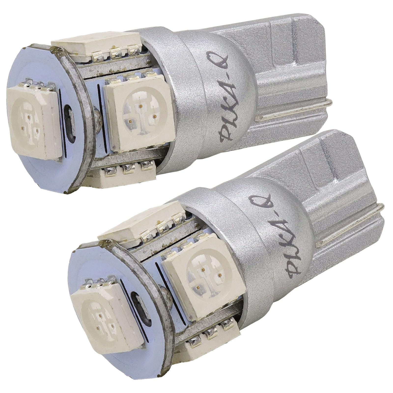 

Pikakyu Светодиодные задние габаритные огни для Nissan Note Late Алюминиевая деталь Номер 20251 [Серия E12, Модель], T10, 5-светодиодные, Красные, Основание, Комплект из 2 штук, 18-месячная