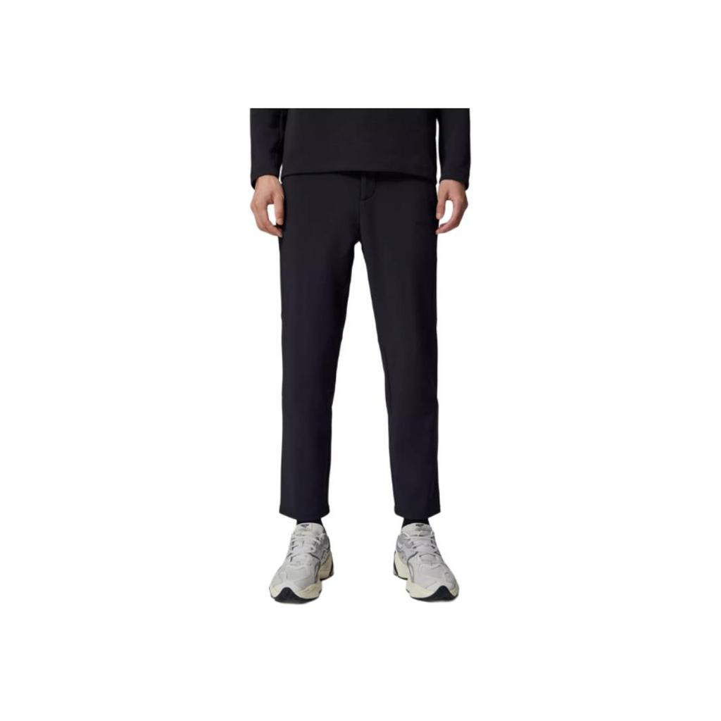 SAUCONY Solid Color Sports Fashion Versatile Mid-Rise Casual Pants Men Bottoms Black SC2240202AL-BK01