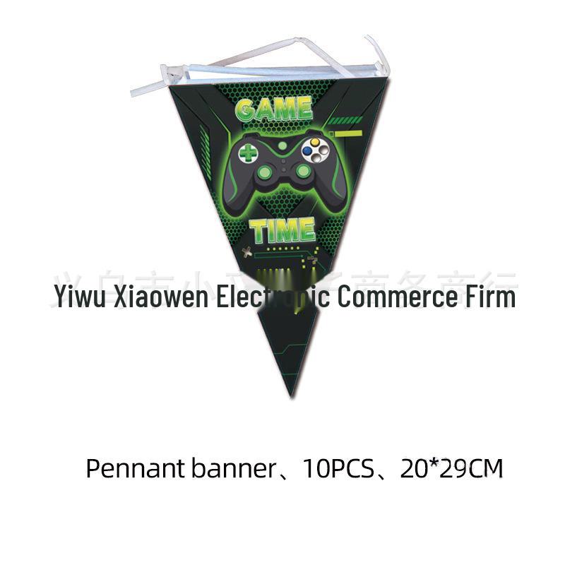 Game Controller Party Tableware: Includes Paper Plates, Cups, Towels, and Decorations